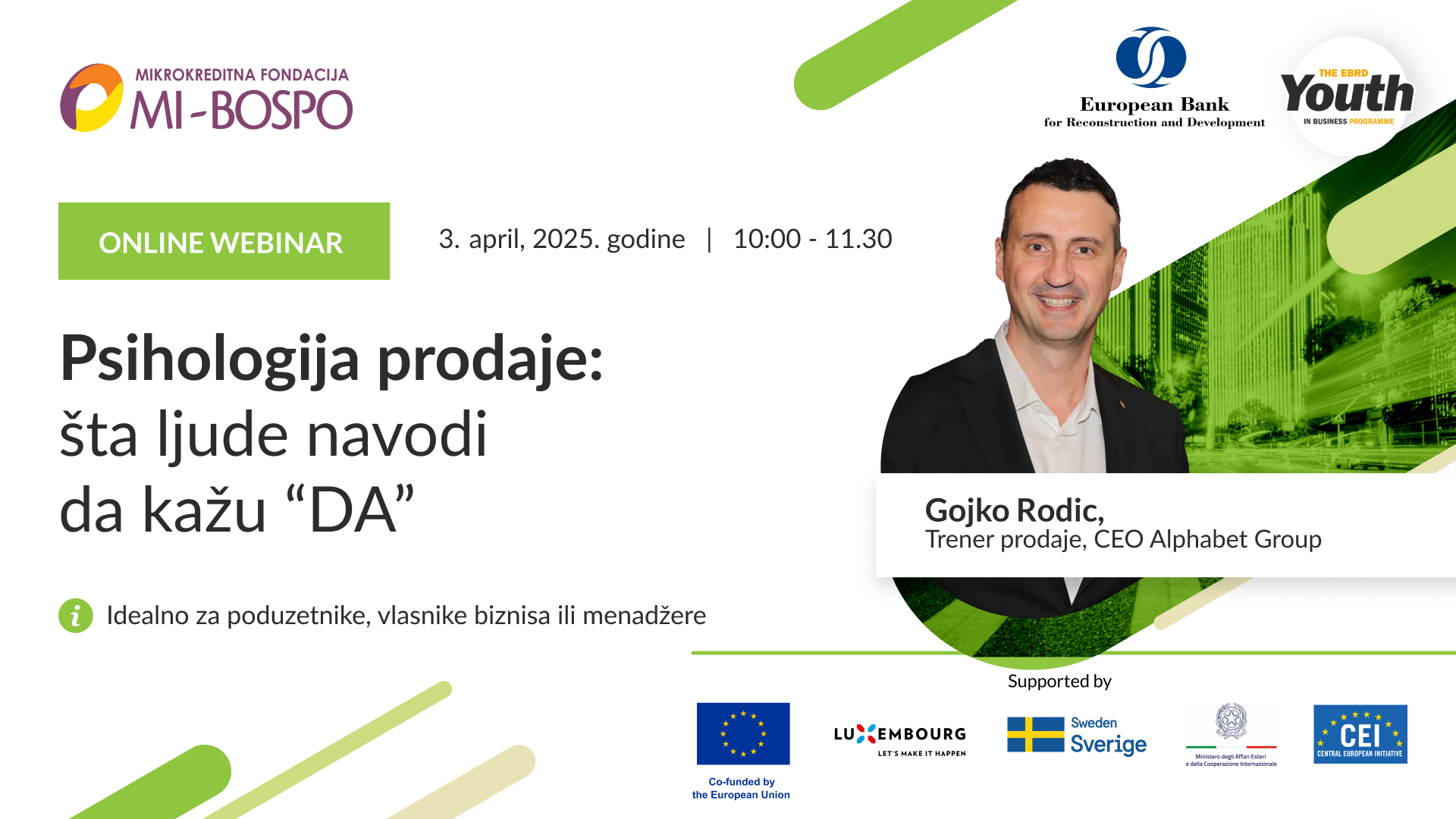 Edukativni webinar - psihologija prodaje