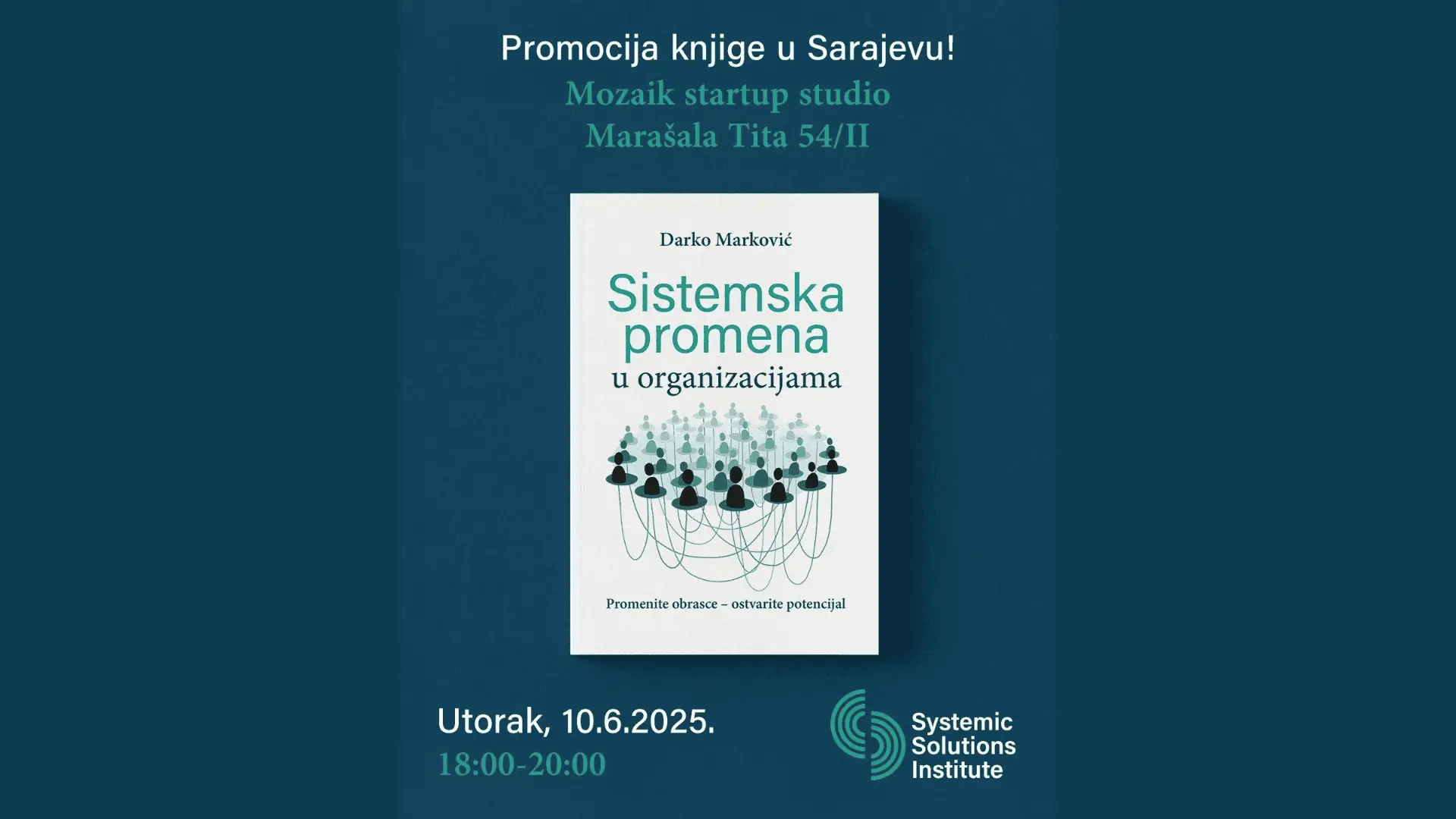 Promocija knjige "Sistemska promena u organizacijama"