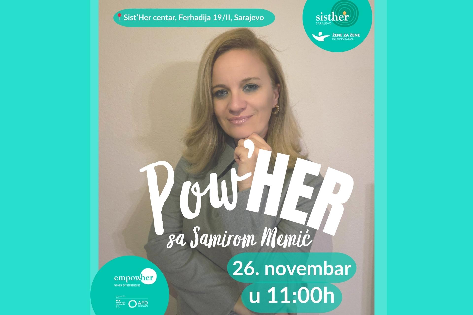 Pow\'Her Masterclass: Sve o PDV-u — otvoren razgovor s inspektoricom Samirom Memić